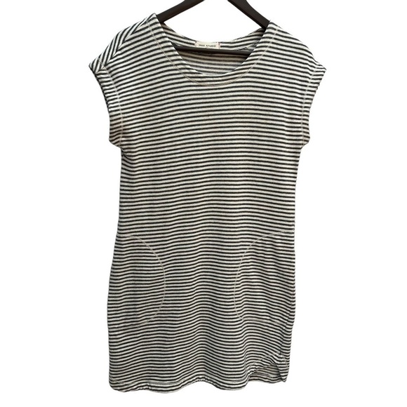 MAX Studio Striped Short Sleeve T-Shirt Dress Size S - Picture 3 of 11